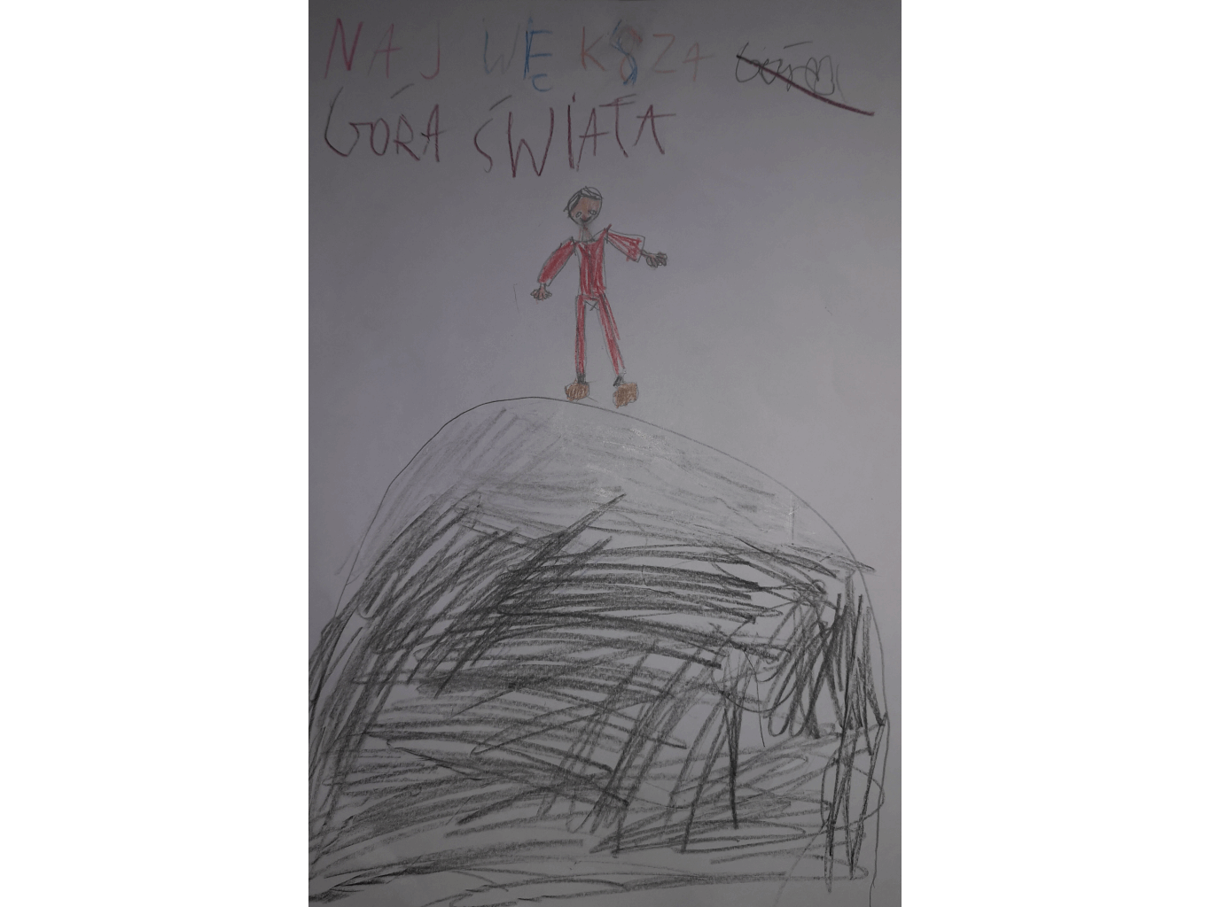 "Najwyższa góra świata" Adaś 6 lat